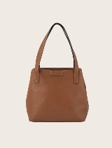 Geantă shopper Miri cu fermoar - Maro_4160258