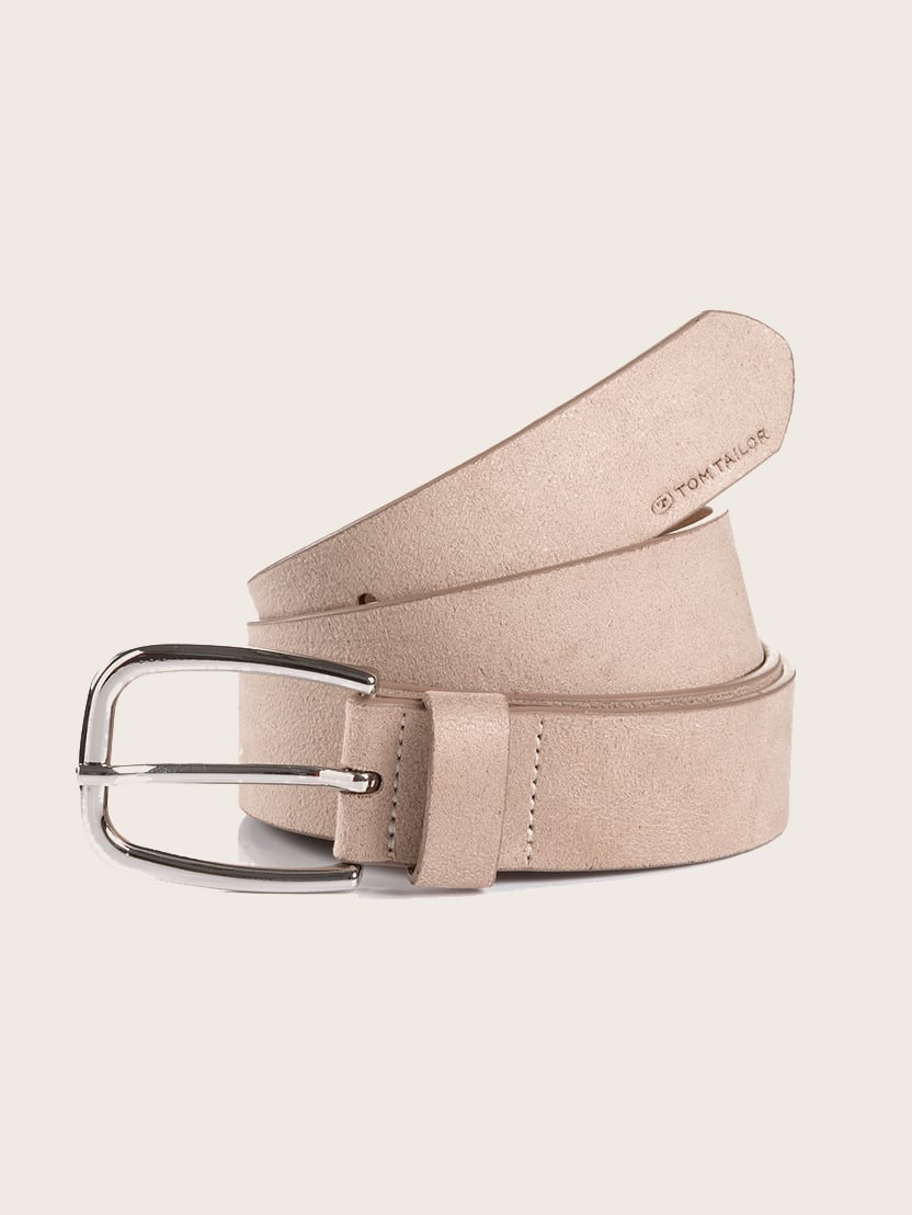 Curea din piele cu cataramă de metal - Maro_3448187