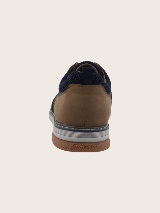 Pantofi eleganţi cu şiret - Albastru_1907694