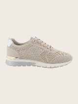 Pantofi cu şiret - Bej_6798220