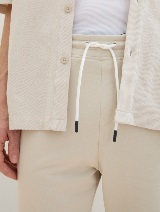 Pamučne kratke pantalone - Bež_4362975