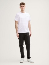 Tricou în dungi - Alb_5865155