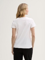 Tricou în dungi - Bej_3224955