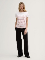 Tricou în dungi - Bej_3224955