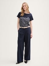 Tricou în dungi - Albastru_5853604