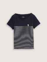 Tricou în dungi - Albastru_5853604