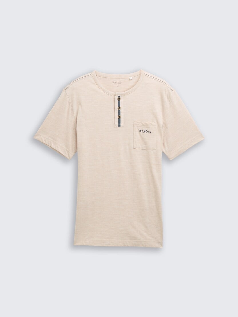 Prugasta majica Henley - Uzorak-višebojna-1048094-32067-14