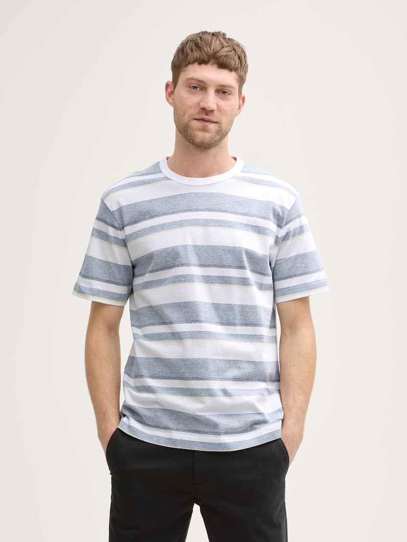 Tricou în dungi - Model-Mai multe culori