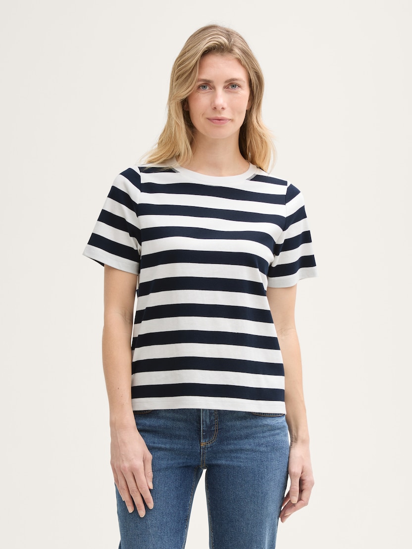 Črtasta majica - Vzorec/večbarvna_7426270