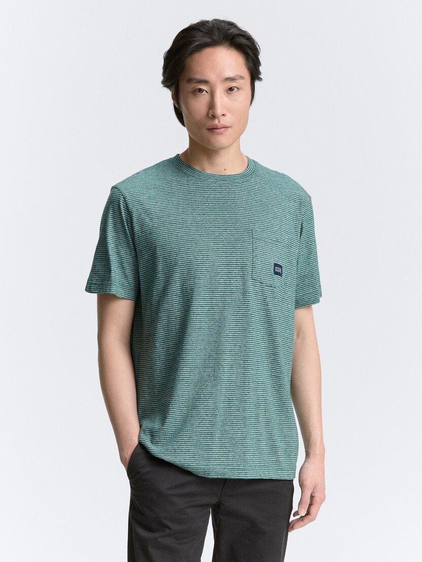 Črtasta majica - Zelena_5057436