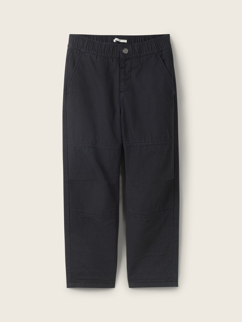  Pantaloni cu detalii - Negru-1044366-36423-16
