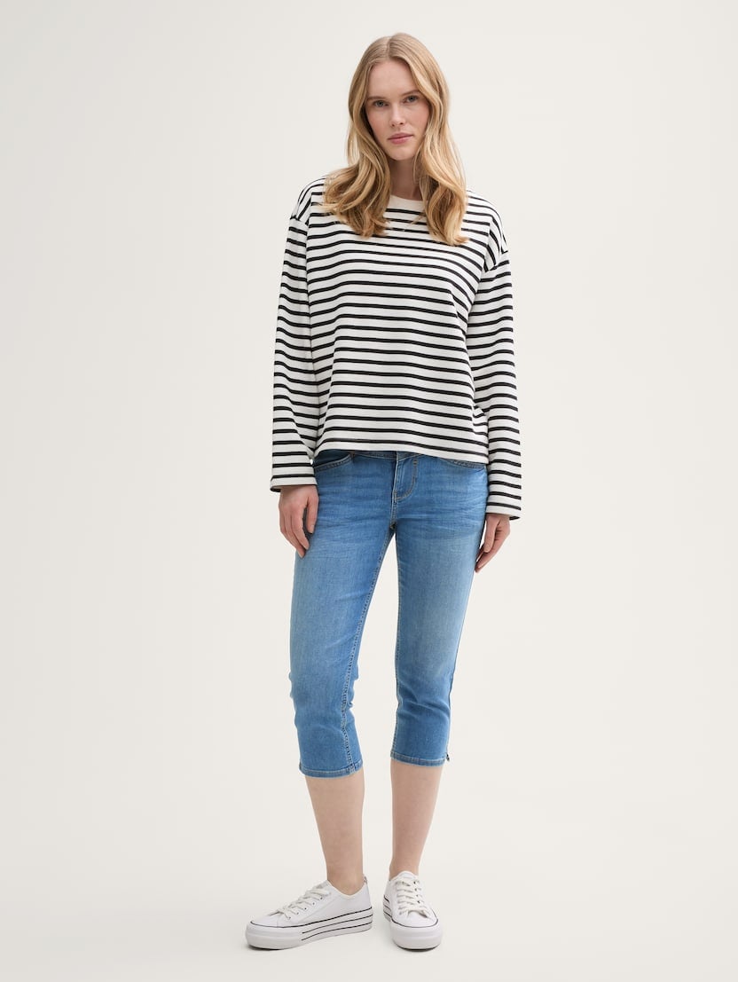 Blugi capri Kate din denim - Albastru_2979652