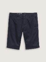 Pantaloni scurţi chino cu imprimeu minimalist - Albastru_6222227
