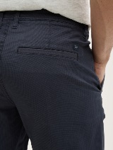 Pantaloni scurţi chino cu imprimeu minimalist - Albastru_6222227