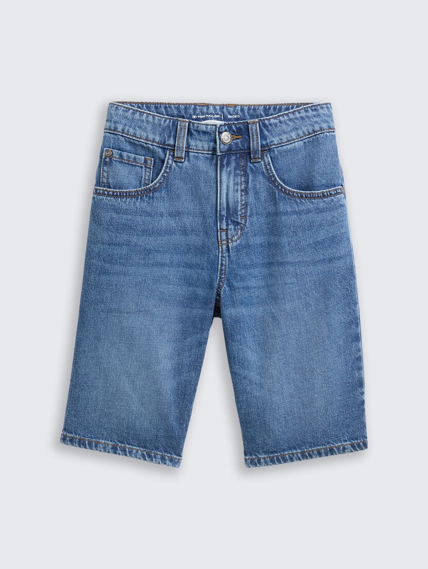Pantaloni scurţi din denim - Albastru_4045069