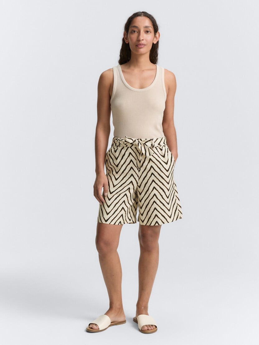 Pantaloni scurţi din in - Model/Mai multe culori-1046506-38058-16