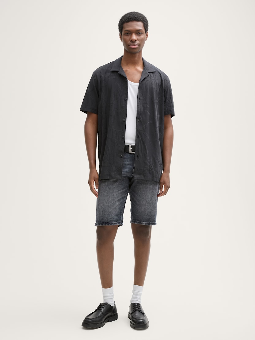 Pantaloni scurţi Piers - Negru_4415104