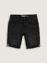 Pantaloni scurţi Josh regular fit jeans - Negru_3931318