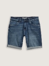 Pantaloni scurţi Josh regular fit jeans - Albastru_2312449