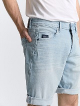 Josh kratke jeans hlače regular kroja - Plava_261869