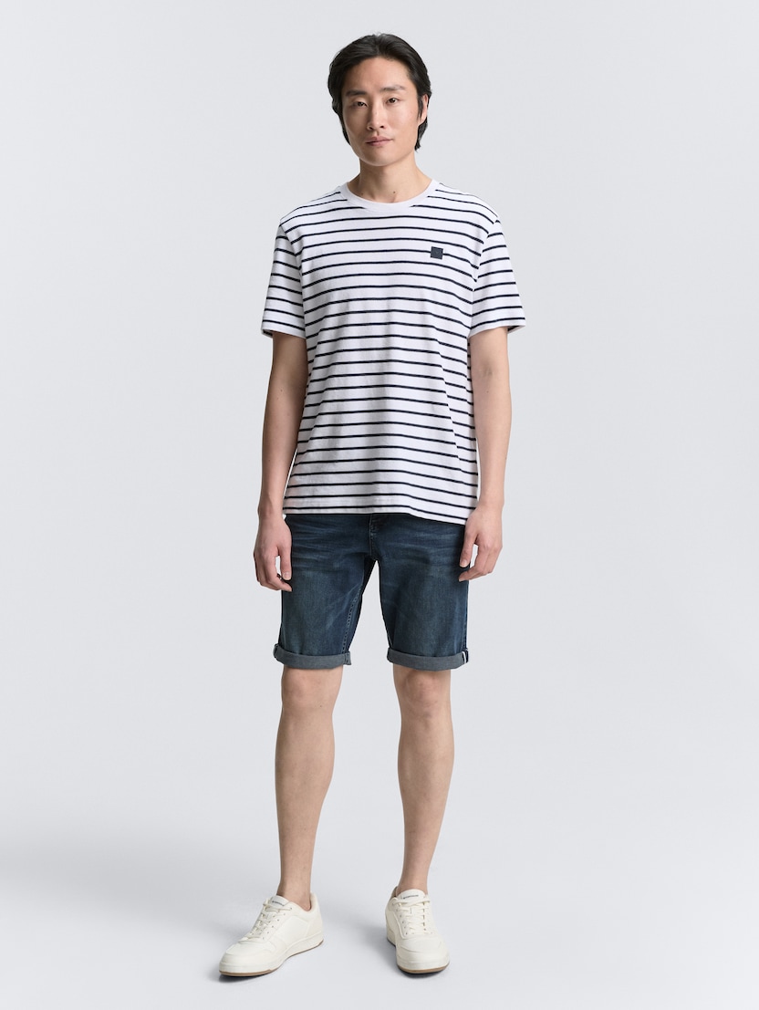 Pantaloni scurţi Josh regular fit jeans - Albastru_5236089