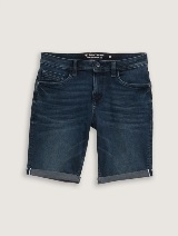 Pantaloni scurţi Josh regular fit jeans - Albastru_5236089