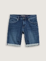 Pantaloni scurţi Josh regular fit jeans - Albastru_5878916