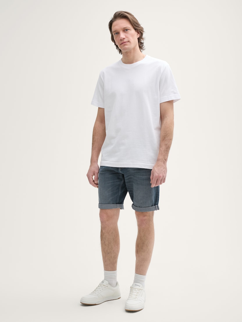Pantaloni scurţi Josh regular fit jeans - Albastru_6234680