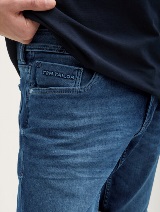Josh kratke jeans hlače regular kroja - Plava_679130