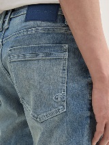 Pantaloni scurţi Josh regular fit jeans - Albastru_7768038