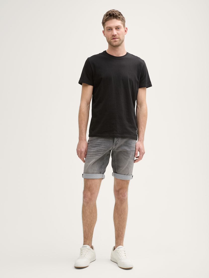 Pantaloni scurţi Josh regular fit jeans - Gri_1304786
