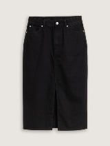 Fustă din denim - Negru_6895049