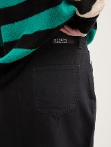 Fustă din denim - Negru_6895049