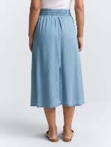 Fustă din Tencel - Albastru_6648921