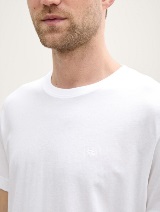 Tricou cu logo  mic - Alb_419360