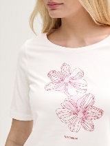 Tricou cu imprimeu - Alb_1523625