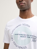 Tricou cu imprimeu - Alb_1856389