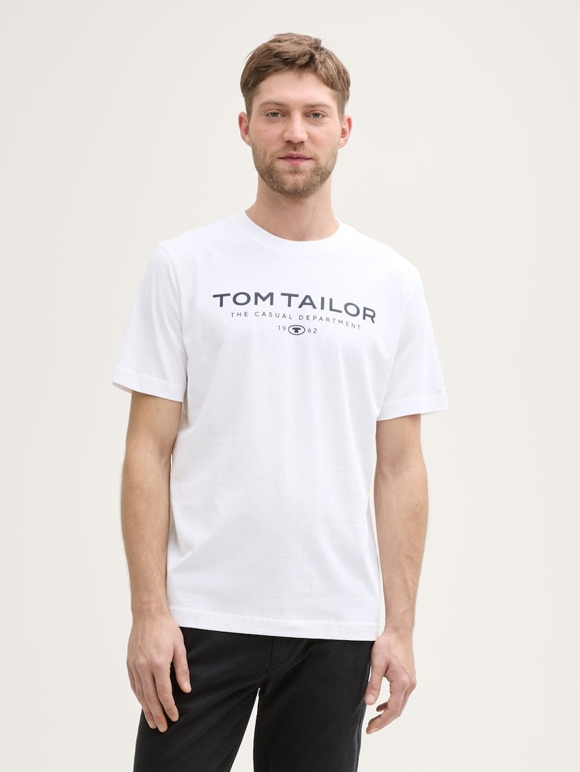 Tricou cu imprimeu - Alb