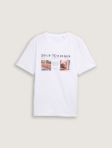 Tricou cu imprimeu - Alb_462604