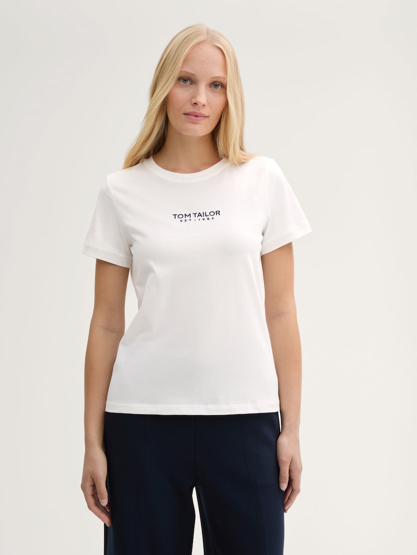 Tricou cu imprimeu - Alb