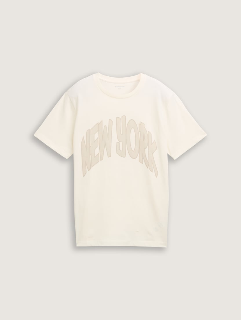 Tricou cu imprimeu - Alb-1045234-12906-16