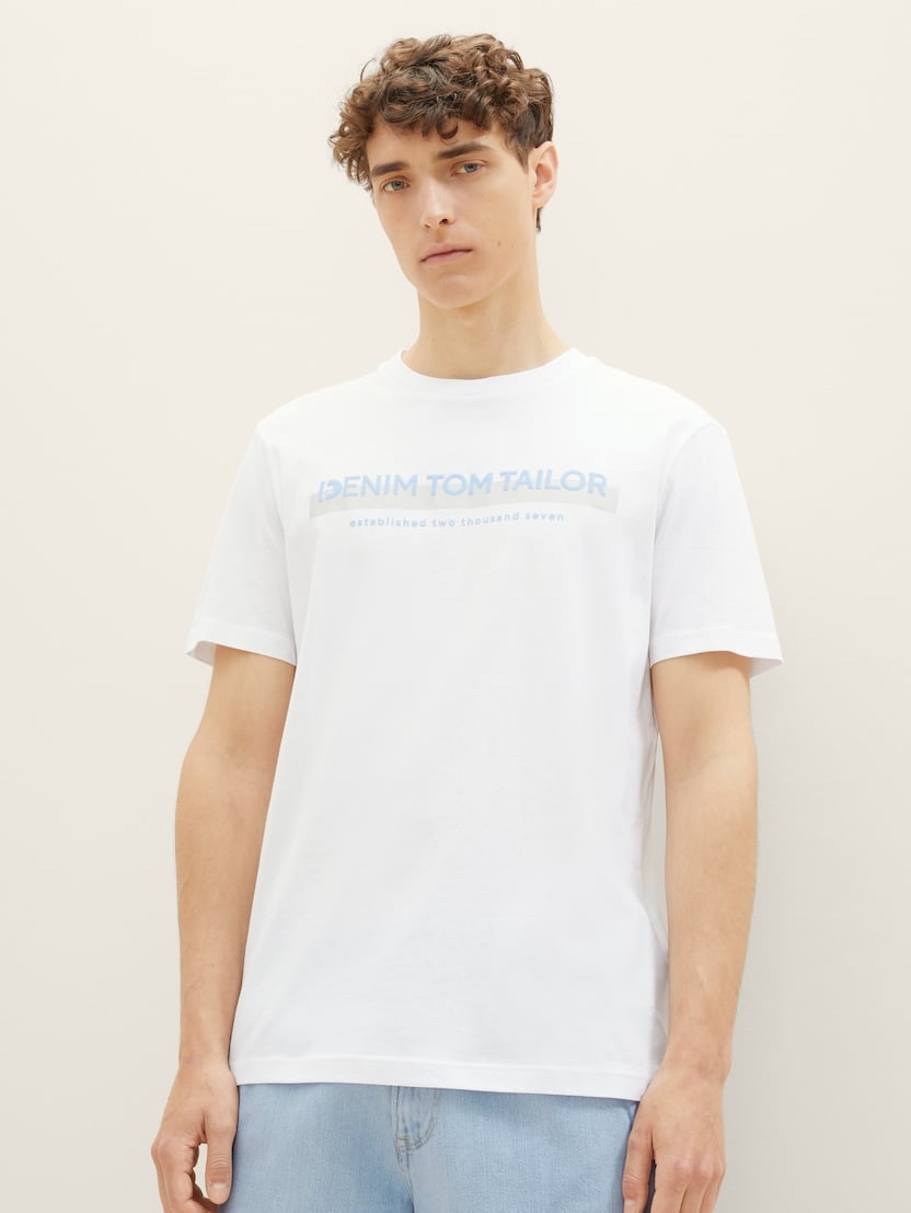  Tricou cu imprimeu - Alb-1037653-20000-16