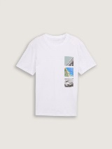 Tricou cu imprimeu - Alb_6963185