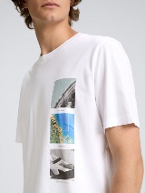 Tricou cu imprimeu - Alb_6963185