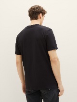 Tricou cu imprimeu - Negru_3136075