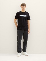Tricou cu imprimeu - Negru_3136075