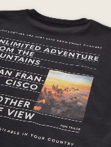 Tricou cu imprimeu - Negru_9931124