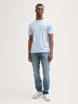 Tricou cu imprimeu - Albastru_1135806