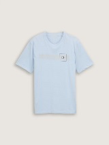 Tricou cu imprimeu - Albastru_1135806