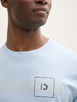 Tricou cu imprimeu - Albastru_1135806